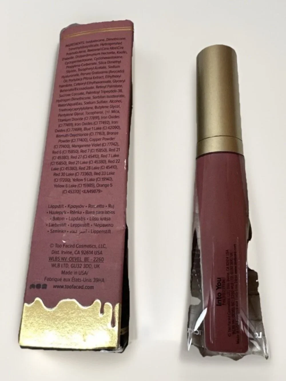 Too Faced Melted Matte Liquid Lipstick   INTO YOU NIB